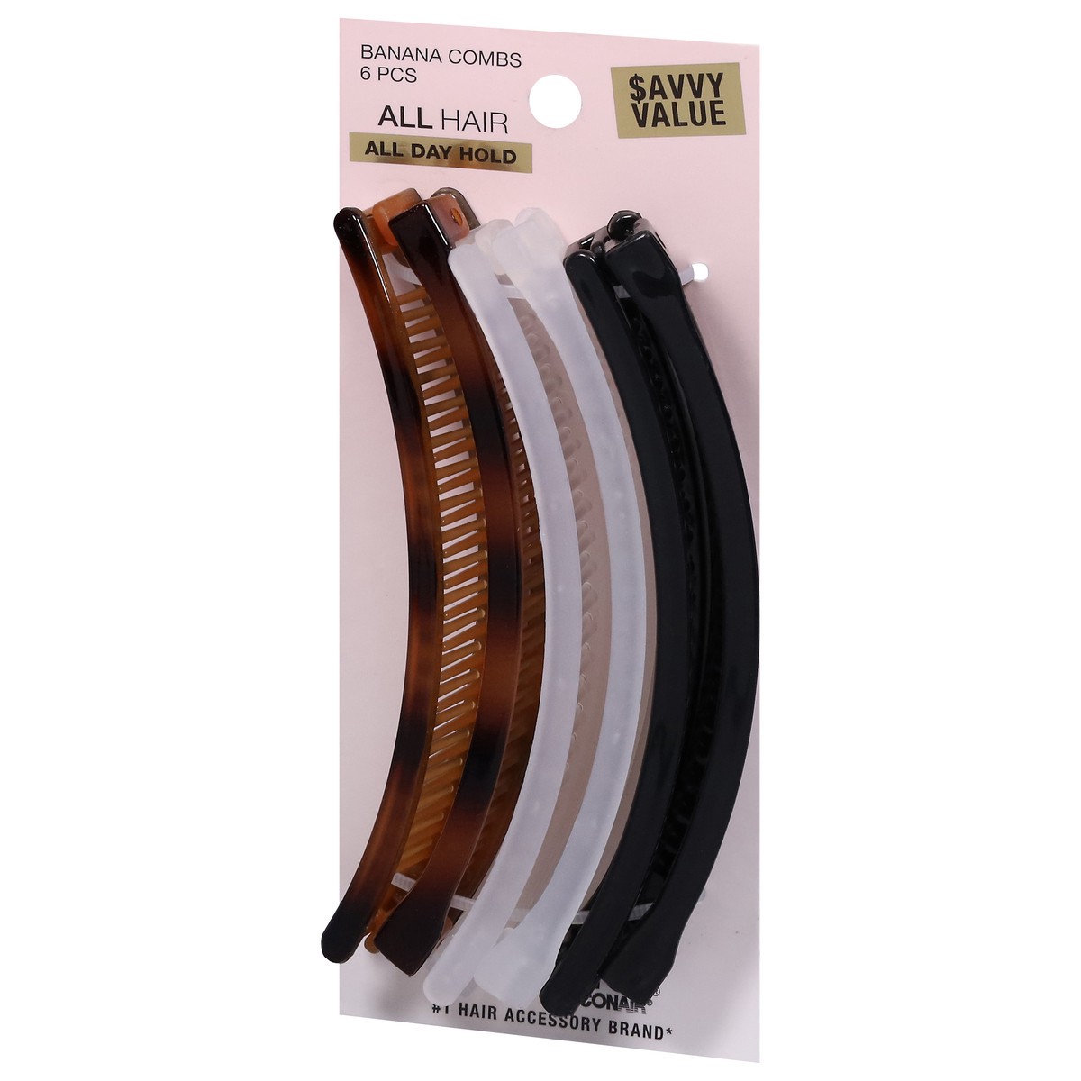 slide 10 of 12, scünci Banana Combs Savvy Value 6 Each, 6 ct