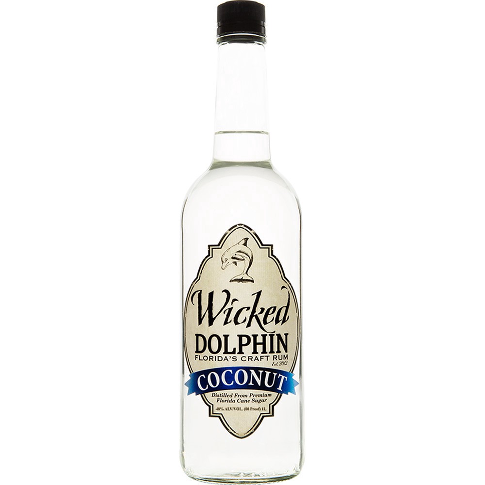 slide 1 of 1, Wicked Dolphin Coconut Rum 750 ml, 750 ml