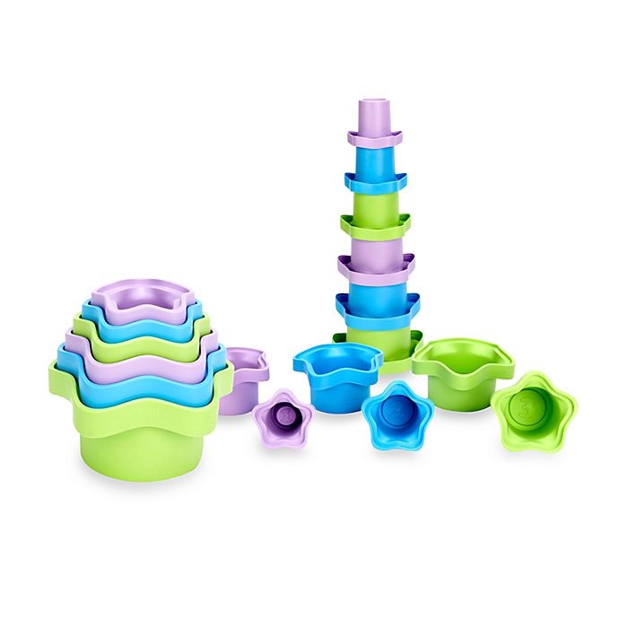 slide 1 of 1, Green Toys Stacking Cups, 1 ct
