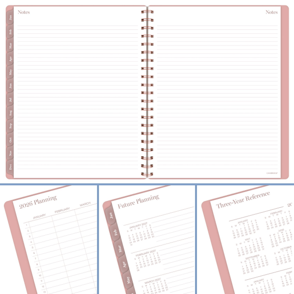 slide 10 of 10, Cambridge® Savannah 2026 Weekly Monthly Planner, Large, 8 1/2"" x 11"", 1 ct
