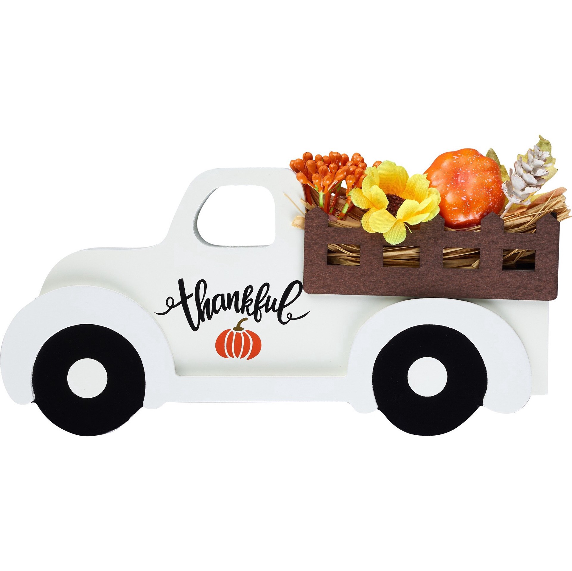 slide 1 of 1, Fall Fest Thankful Harvest Truck Decoration, 4.7 In, 1 ct