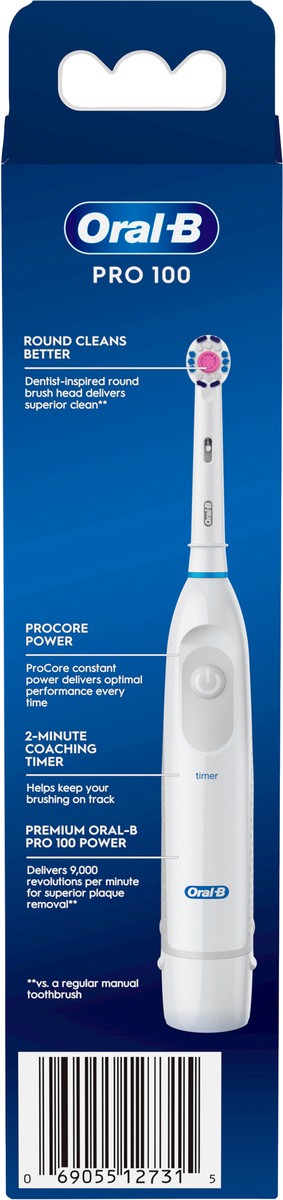 slide 7 of 8, Oral-B 3D White Brilliance Power Toothbrush, 1 ct