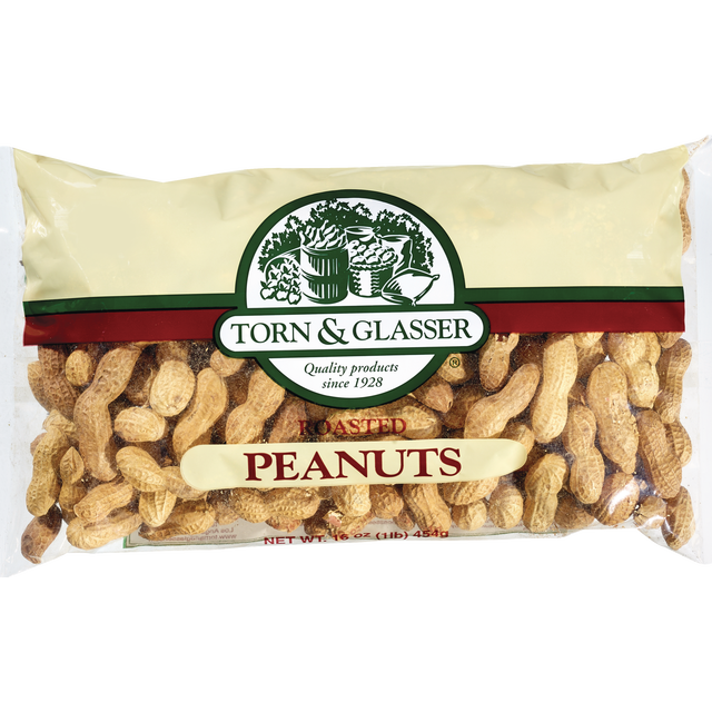 slide 1 of 1, T&G Peanuts Roasted No Salt, 16 oz