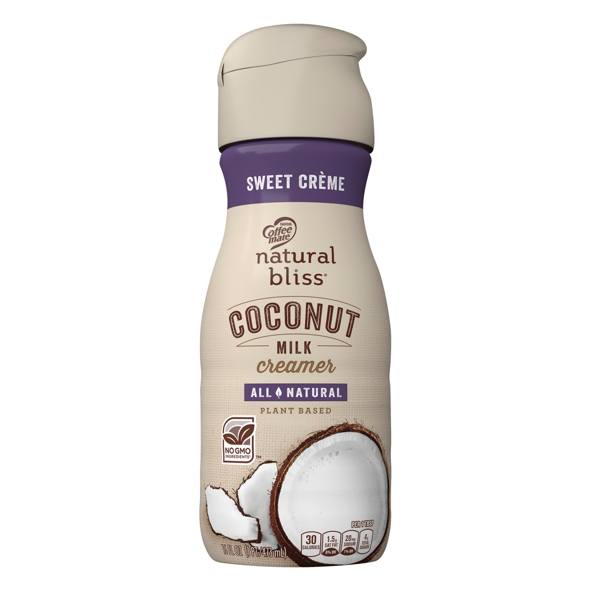 slide 5 of 9, Coffee-Mate Coffee mate Sweet Creme Coconut Milk Liquid Coffee Creamer 16 fl oz., 16 fl oz