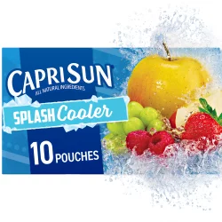Capri Sun Splash Cooler Mixed Fruit Naturally Flavored Juice Drink Blend