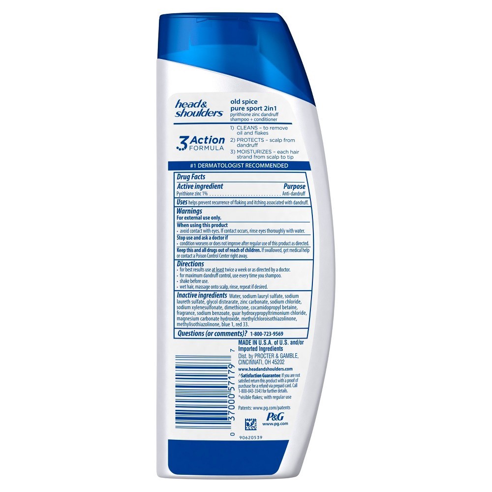 slide 2 of 5, Head & Shoulders Men Old Spice 2in1 Dandruff Shampoo Conditioner, 23.7 fl oz