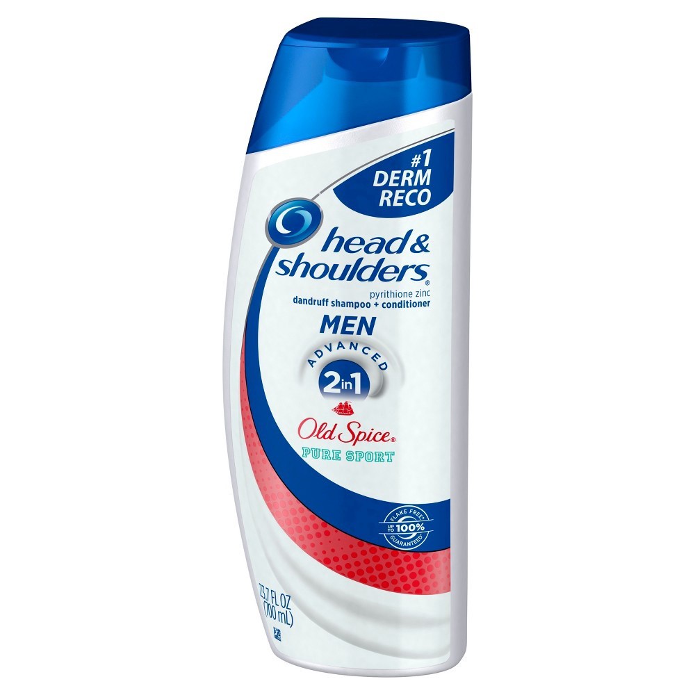 slide 5 of 5, Head & Shoulders Men Old Spice 2in1 Dandruff Shampoo Conditioner, 23.7 fl oz