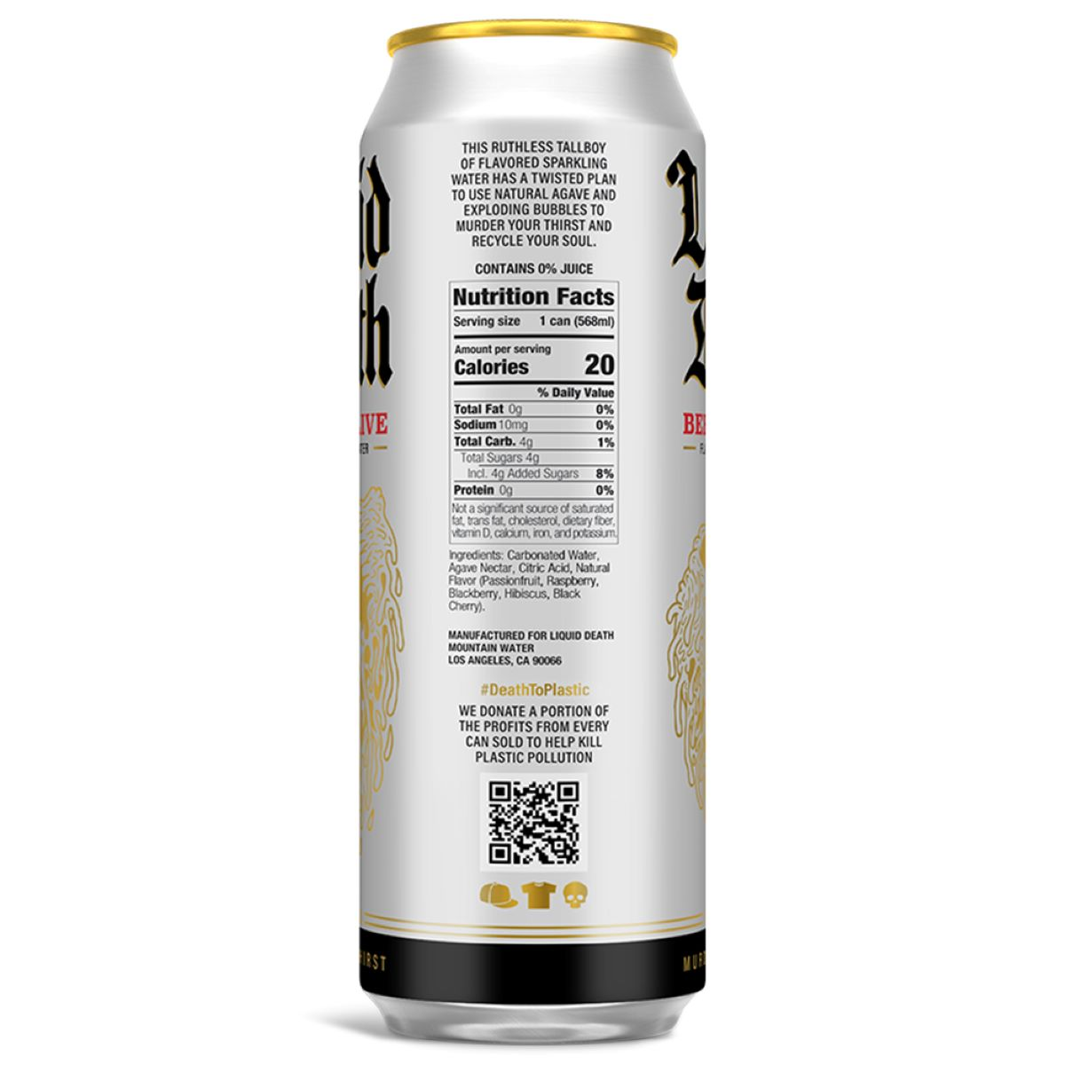 slide 2 of 4, Liquid Death Berry Sparkling Water- 16.9 oz, 16.9 oz