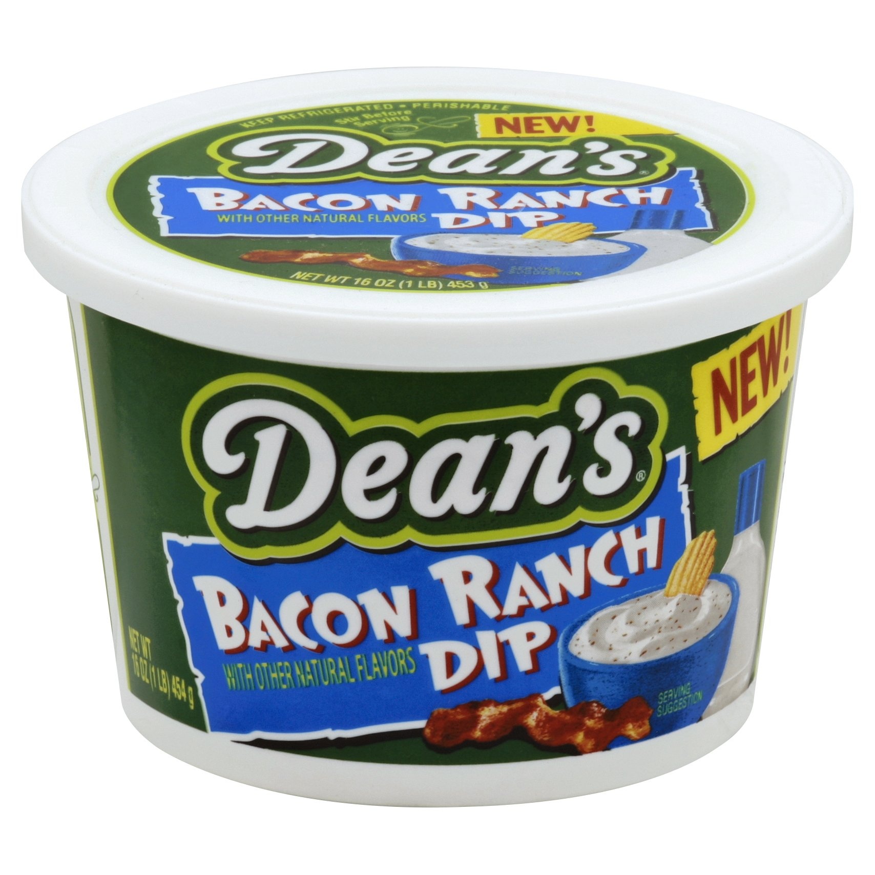 slide 1 of 1, Dean's Bacon Ranch Dip, 16 oz