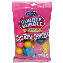 Dubble Bubble Cotton Candy Gum Balls s - 4 oz