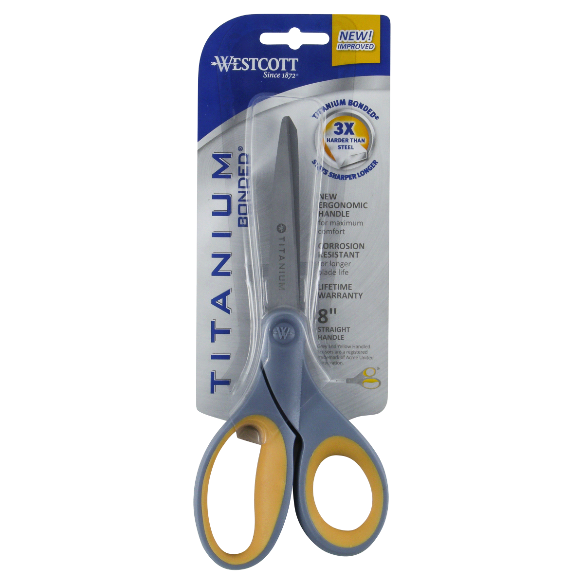 Westcott 8 Soft Handle Titanium Bonded Scissors (13529)