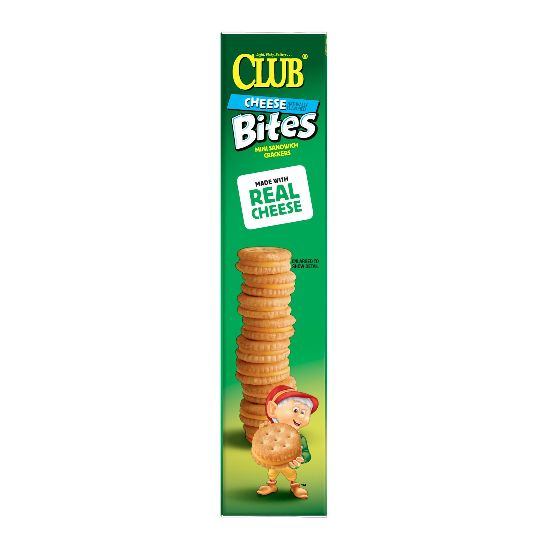 slide 4 of 7, Club Cheddar Cheese Sandwich Cracker Bites, 8.8 oz