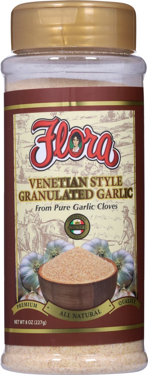 slide 3 of 12, Flora Venetian Style Granulated Garlic 8 oz, 8 oz