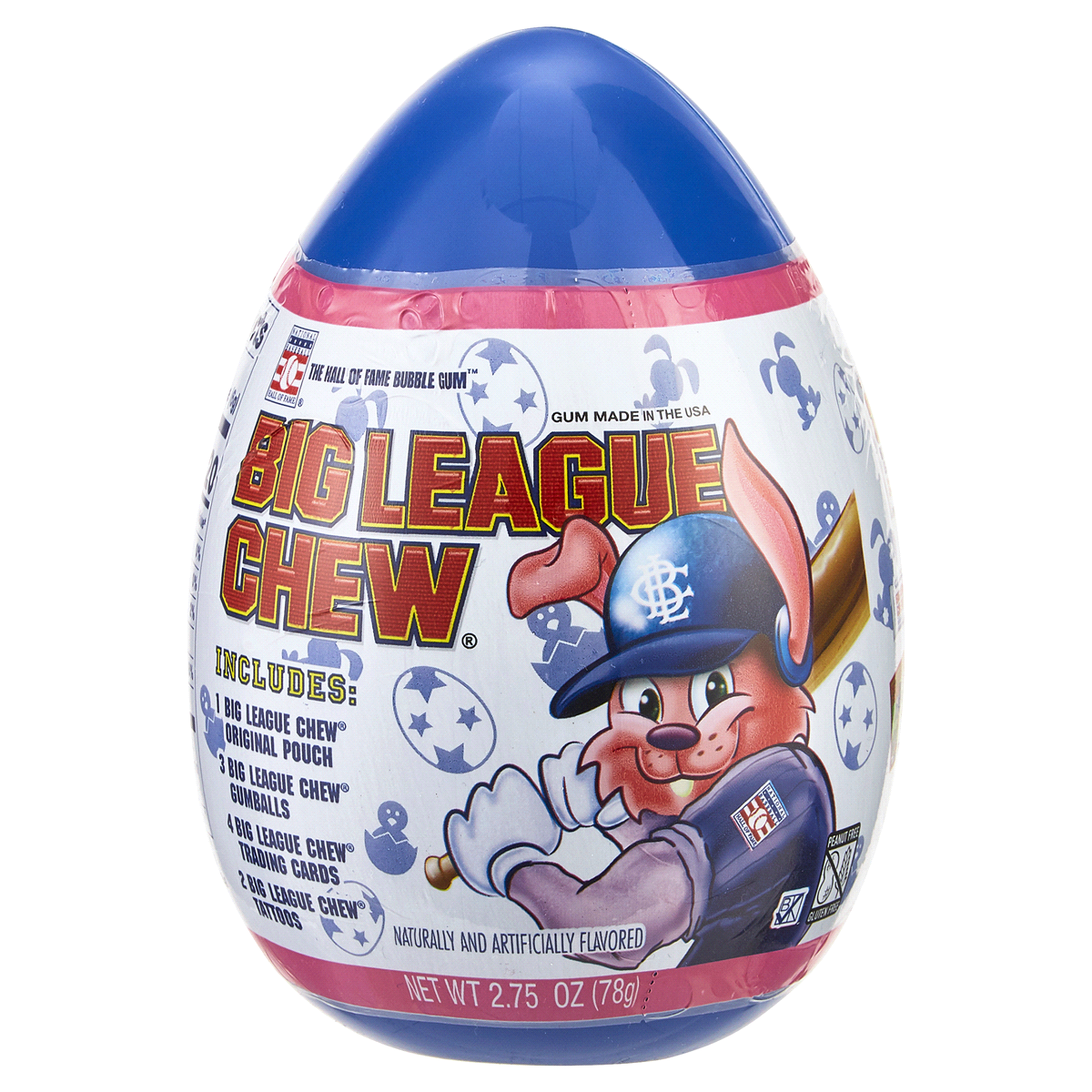 slide 1 of 1, Big League Chew Bubblegum Egg Seasonal Candy, 2.7 oz