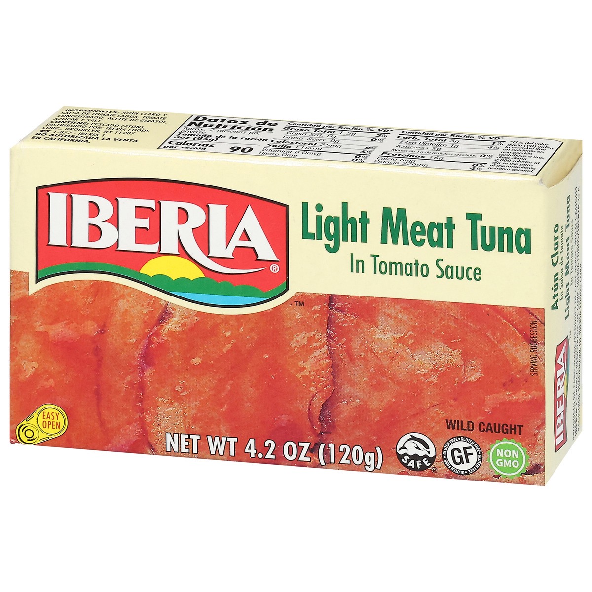 slide 11 of 14, Iberia Light Tuna In Tomato Sauce, 4 oz
