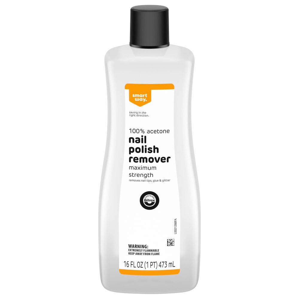 slide 2 of 2, Smart Way Max Strength Nail Polish Remover, 16 fl oz