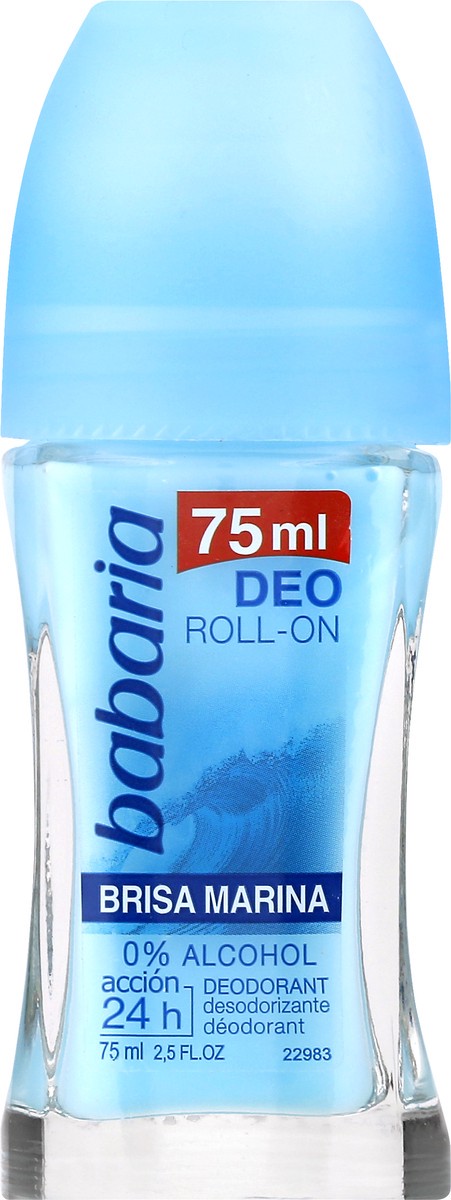 slide 9 of 11, Babaria Roll-On Brisa Marina Deodorant 75 ml, 1 ct