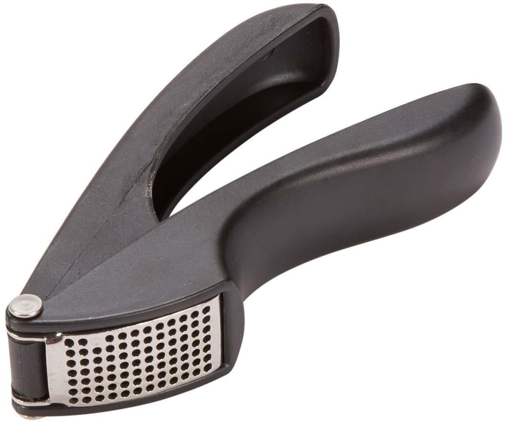 slide 1 of 1, Everyday Living Garlic Press - Black, 1 ct