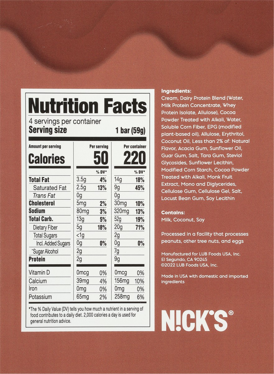slide 3 of 9, Nick's Chocolate Pops - 4pk, 11.2 oz