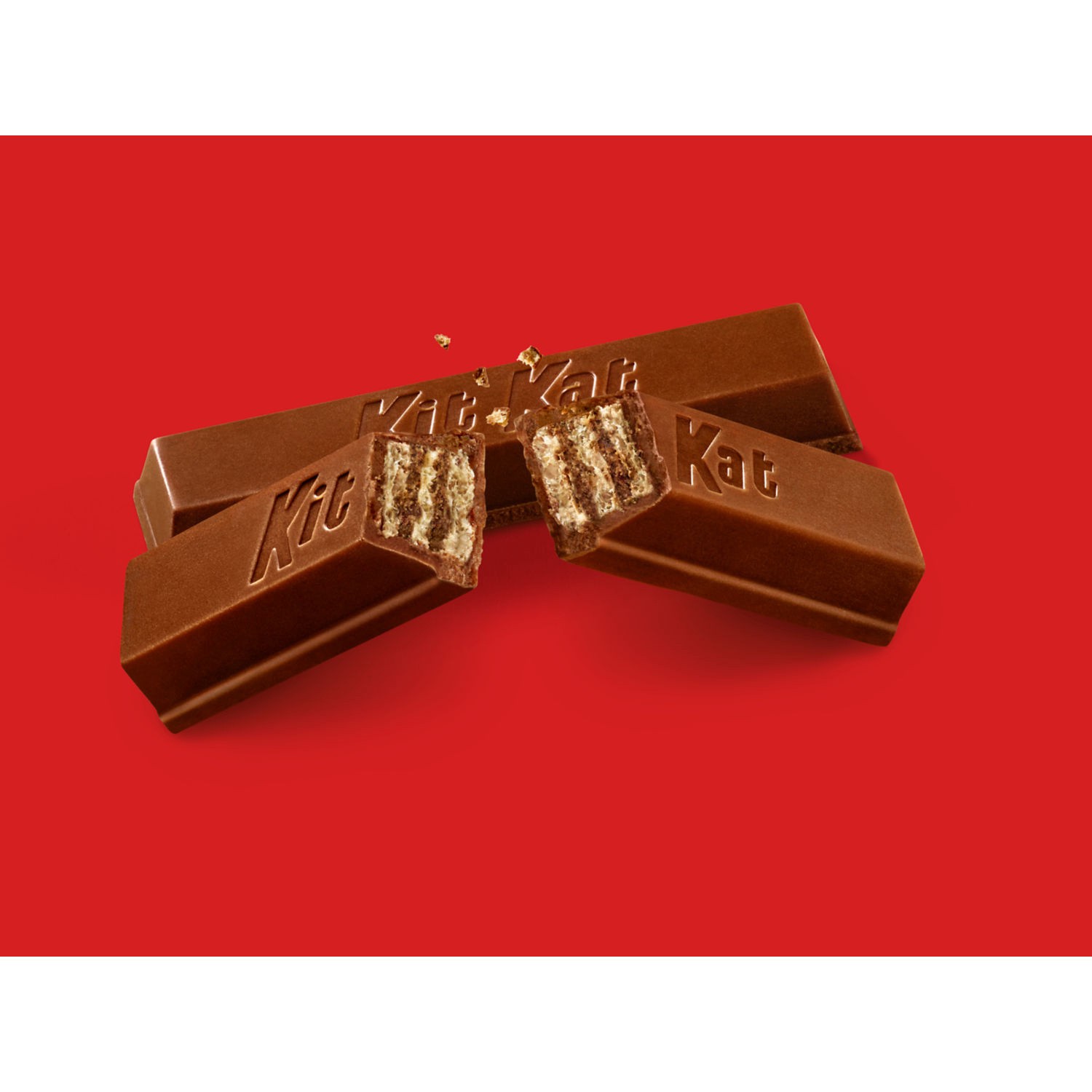 slide 4 of 9, KIT KAT Milk Chocolate Wafer Snack Size, Candy Bag, 32.34 oz (66 Pieces), 32.34 oz