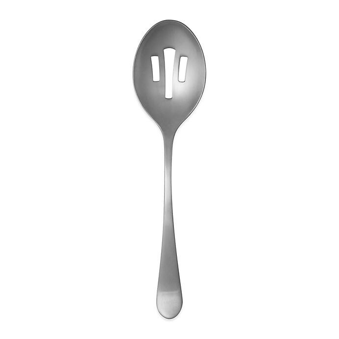 slide 1 of 1, Gourmet Settings Windermere Matte Slotted Spoon, 1 ct