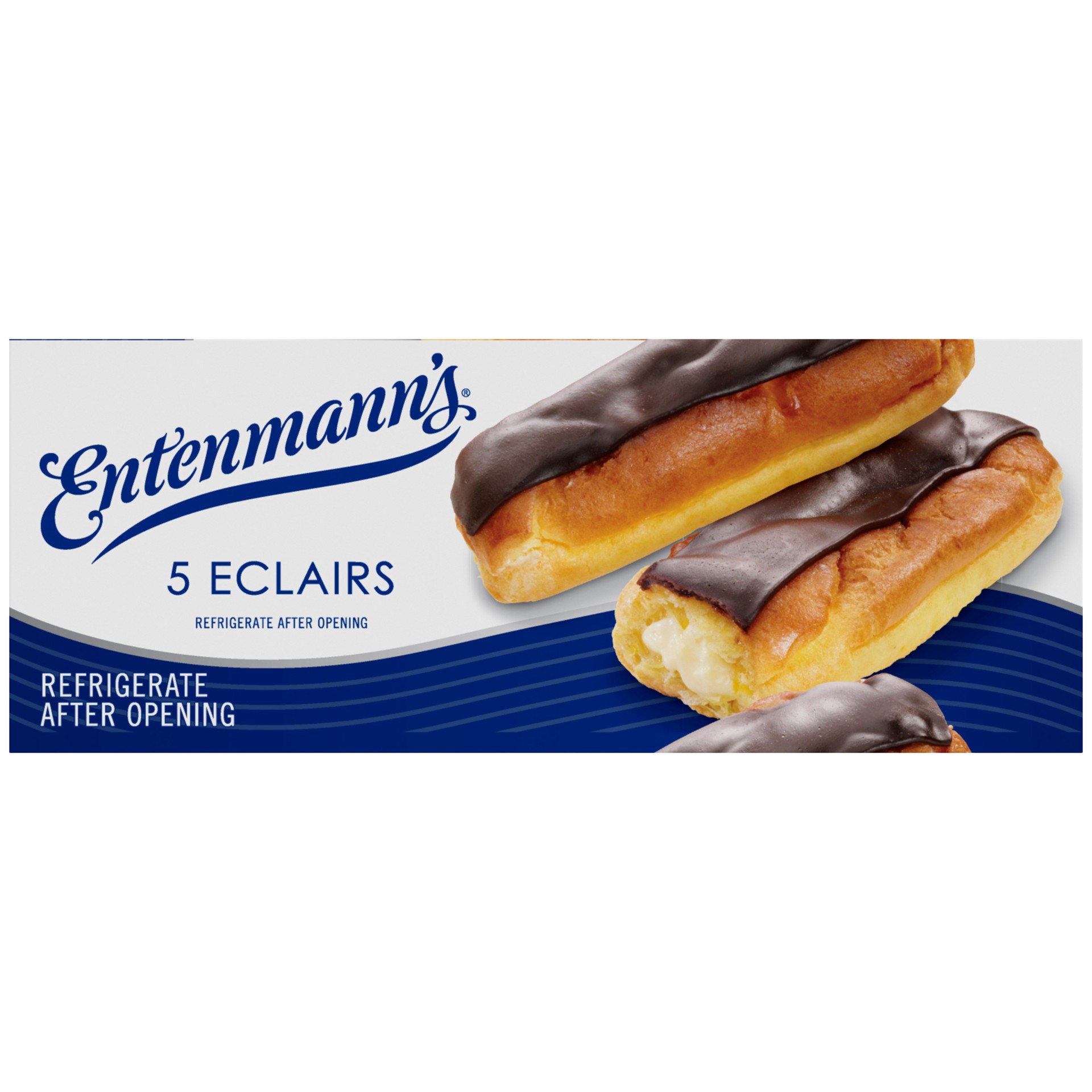 slide 2 of 5, Entenmann's Chocolate Eclairs, 5 count, 1 cnt