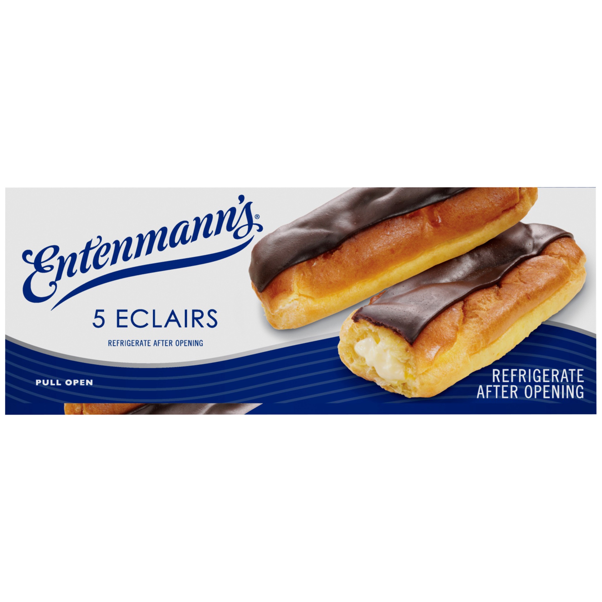 slide 5 of 5, Entenmann's Chocolate Eclairs, 5 count, 1 cnt