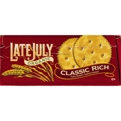 slide 8 of 8, Late July Organic Classic Crackers, 6 oz