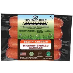 Thousand Hills Cattle Company Beef & Cheddar Sausage