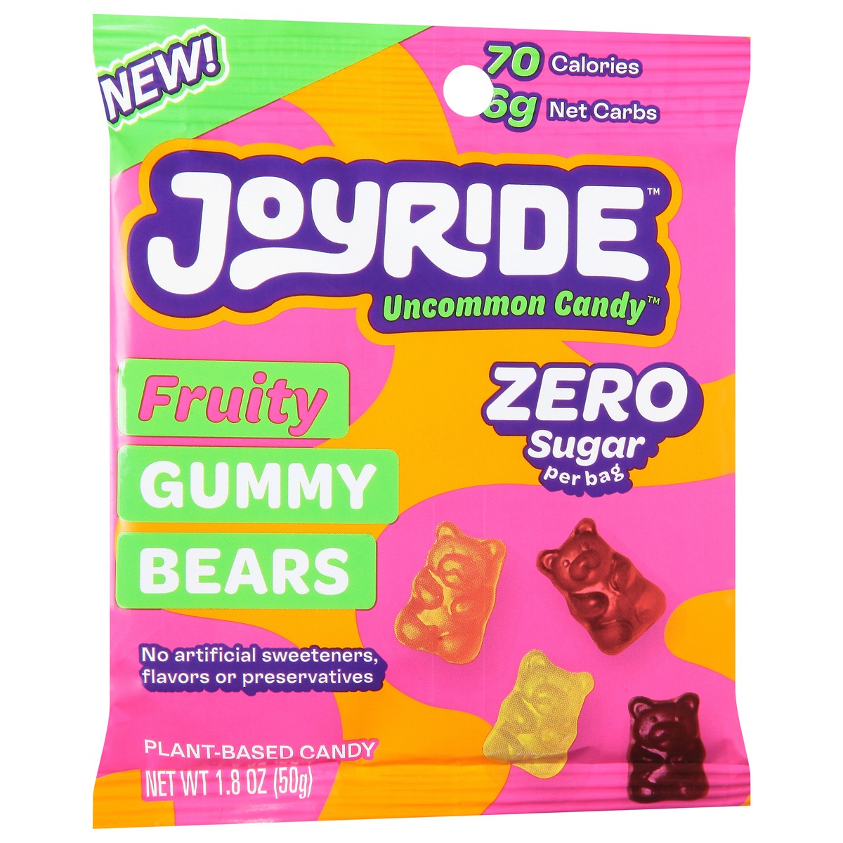slide 3 of 9, Joyride Gummy Bears Fruity Candy 1.8 oz, 1.7 oz