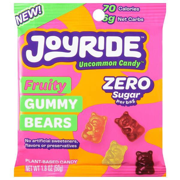slide 1 of 9, Joyride Gummy Bears Fruity Candy 1.8 oz, 1.7 oz