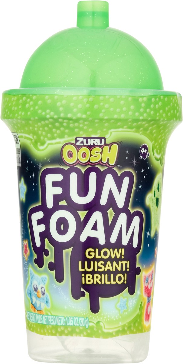 slide 6 of 9, Zuru Oosh Glow Green Fun Foam 1.05 oz, 1.05 oz