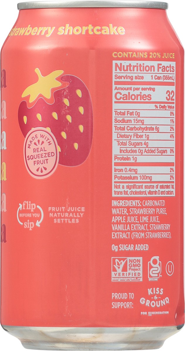 slide 7 of 14, Spindrift Strawberry Shortcake Soda - 12 fl oz, 12 fl oz
