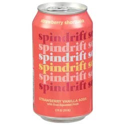 Spindrift Strawberry Shortcake Soda - 12 fl oz
