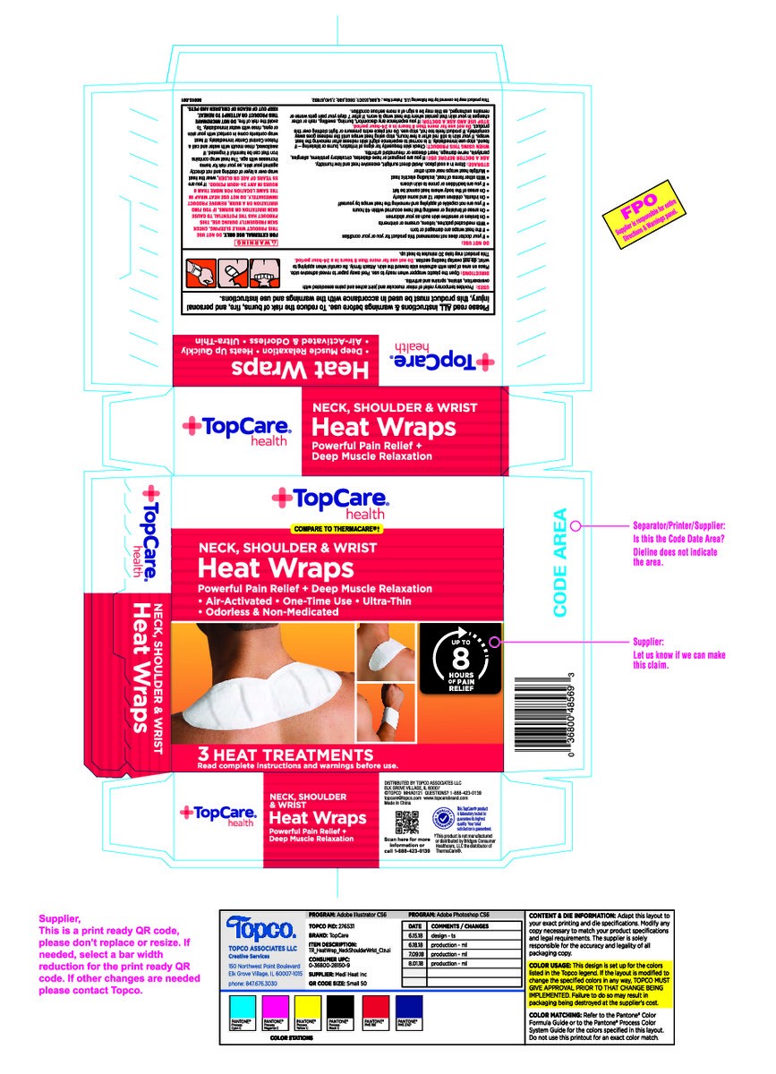 slide 6 of 14, TopCare Heat Wraps, 3 ct