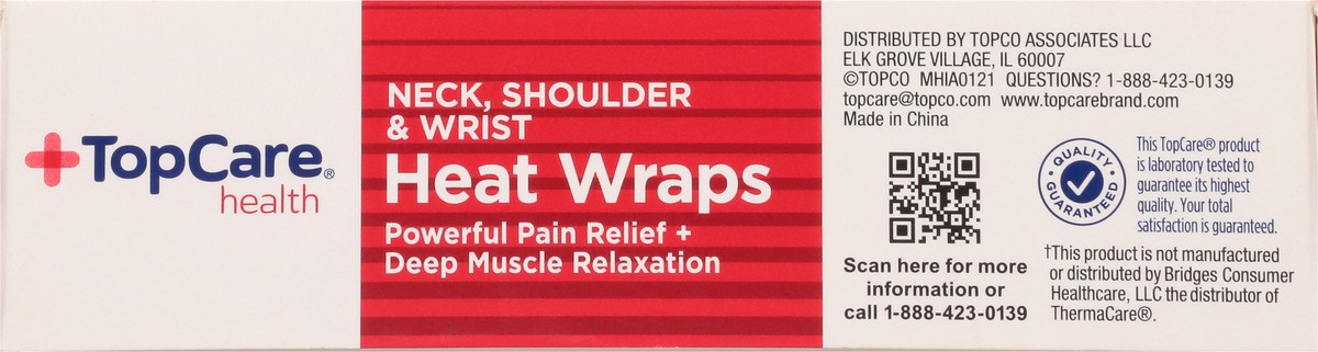 slide 10 of 14, TopCare Heat Wraps, 3 ct