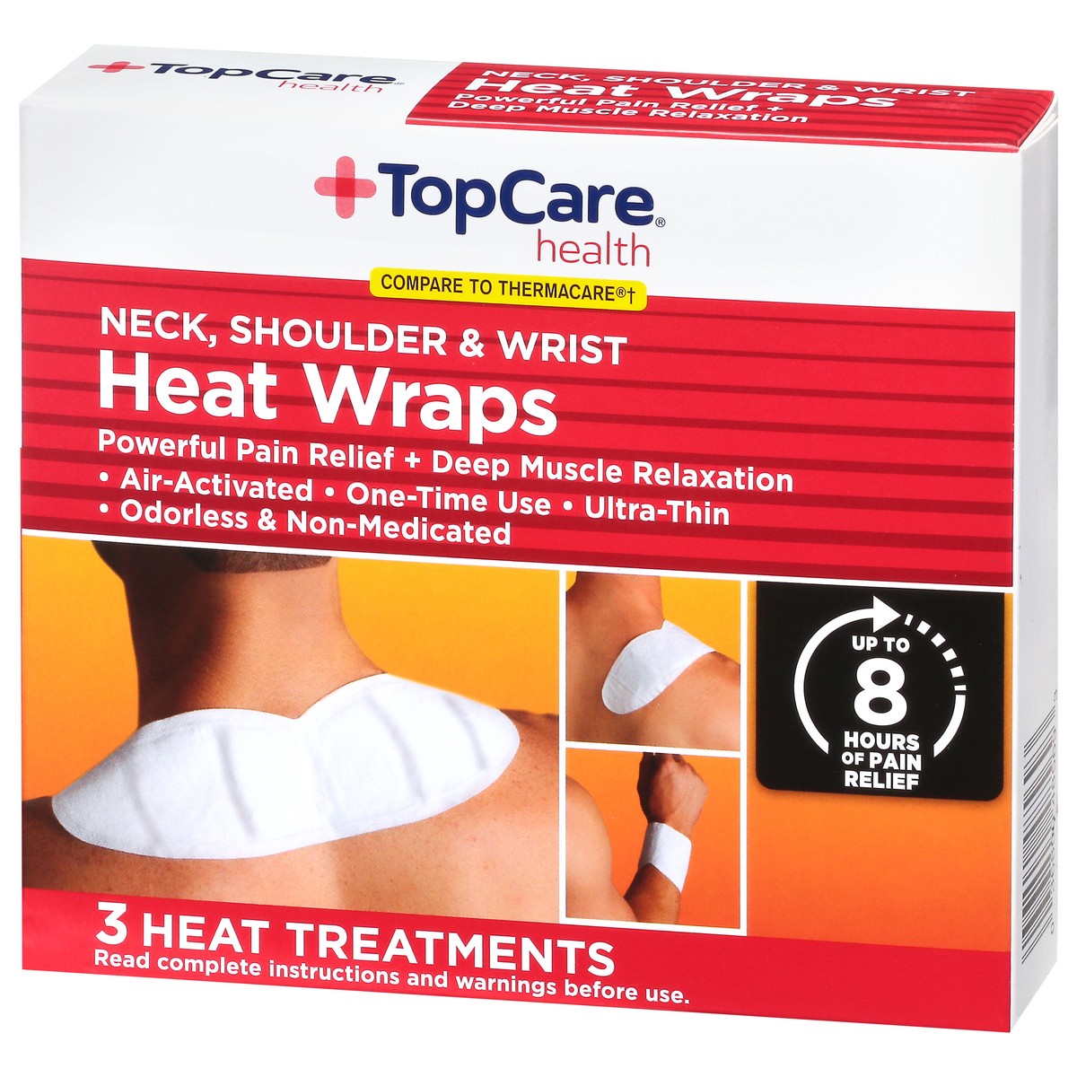 slide 9 of 14, TopCare Heat Wraps, 3 ct