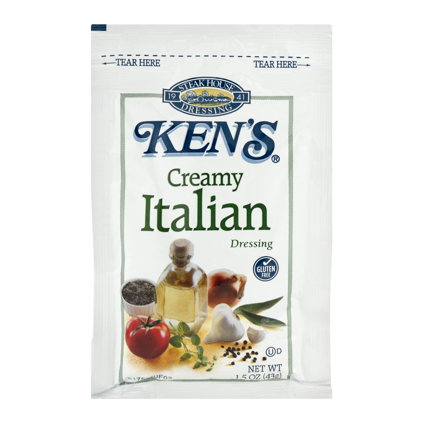 slide 1 of 1, Ken's Steak House Dressing Creamy Italian, 1.5 oz