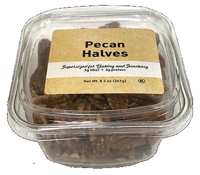 slide 1 of 1, Woodstock Pecan Halves, 8.5 oz