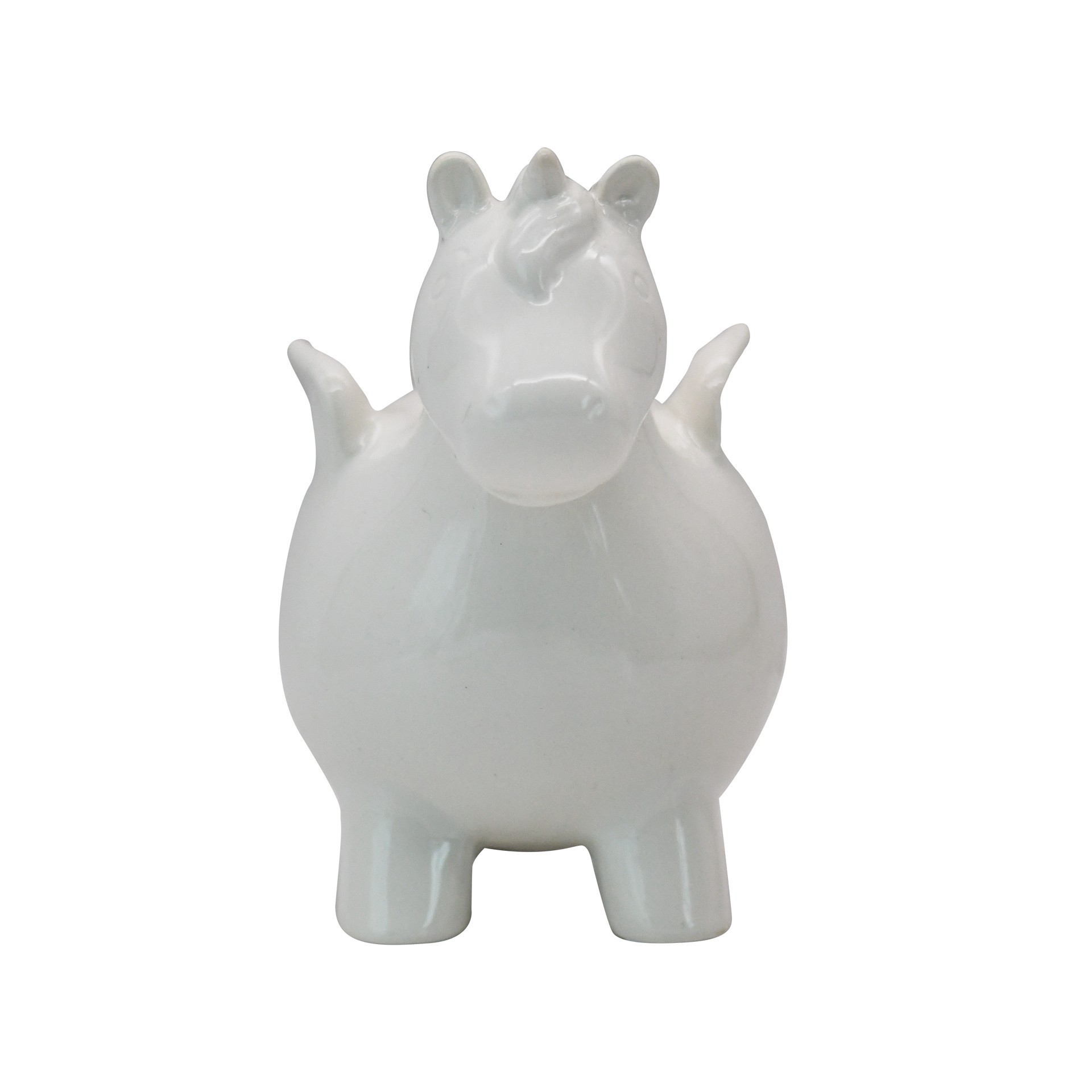 slide 2 of 3, Color Your Own Ceramic Unicorn Bank By Creatology, 4 in x 2 in x 5.8 in