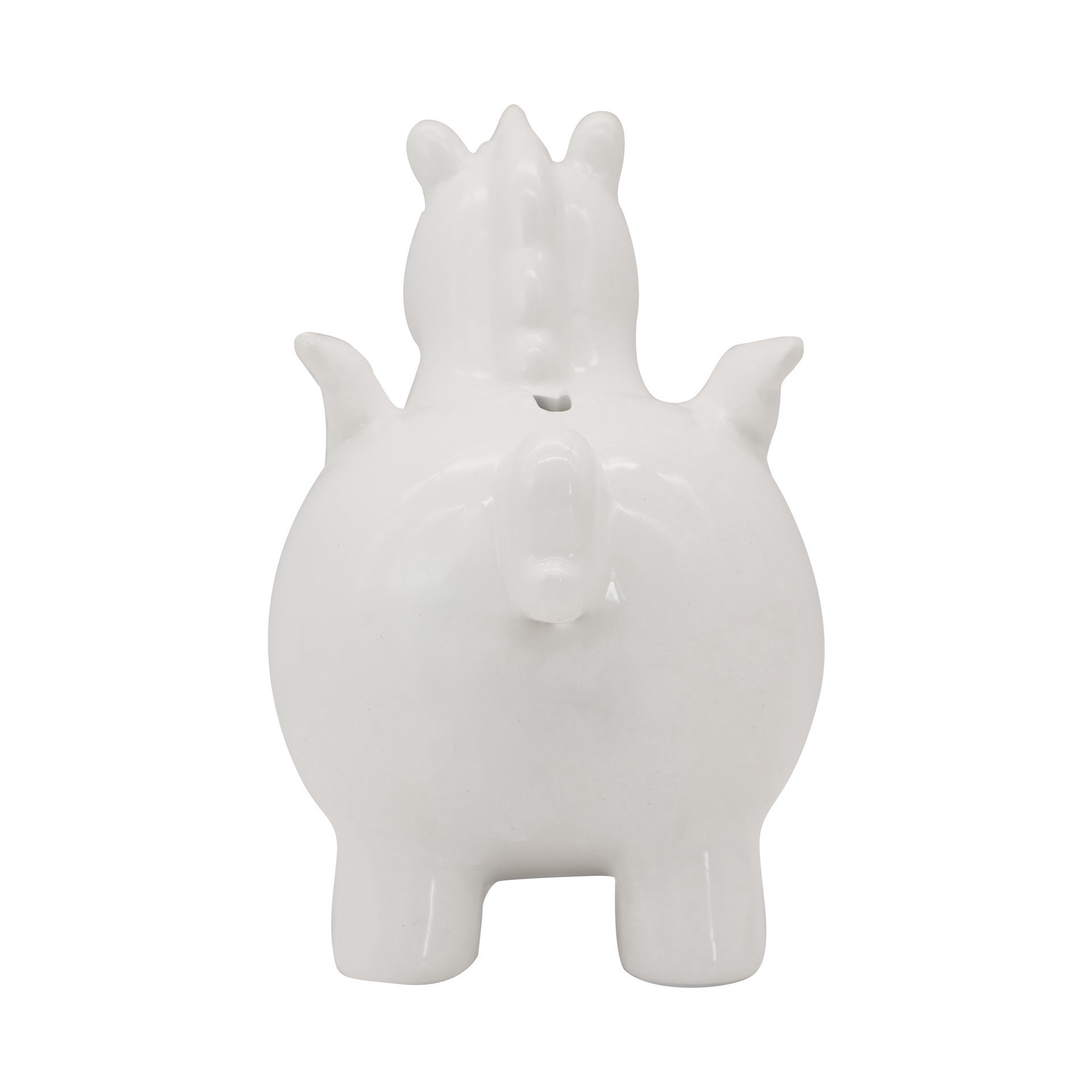 slide 3 of 3, Color Your Own Ceramic Unicorn Bank By Creatology, 4 in x 2 in x 5.8 in