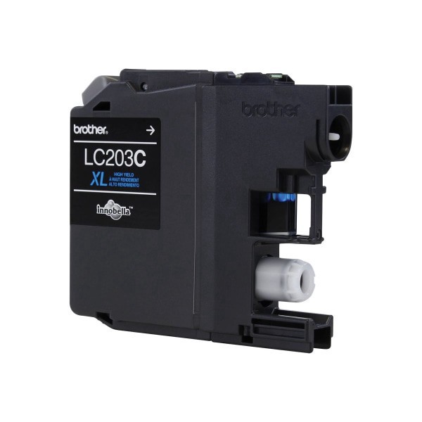slide 2 of 4, Brother High-Yield Ink Cartridge, Cyan, Lc203Cs, 1 ct