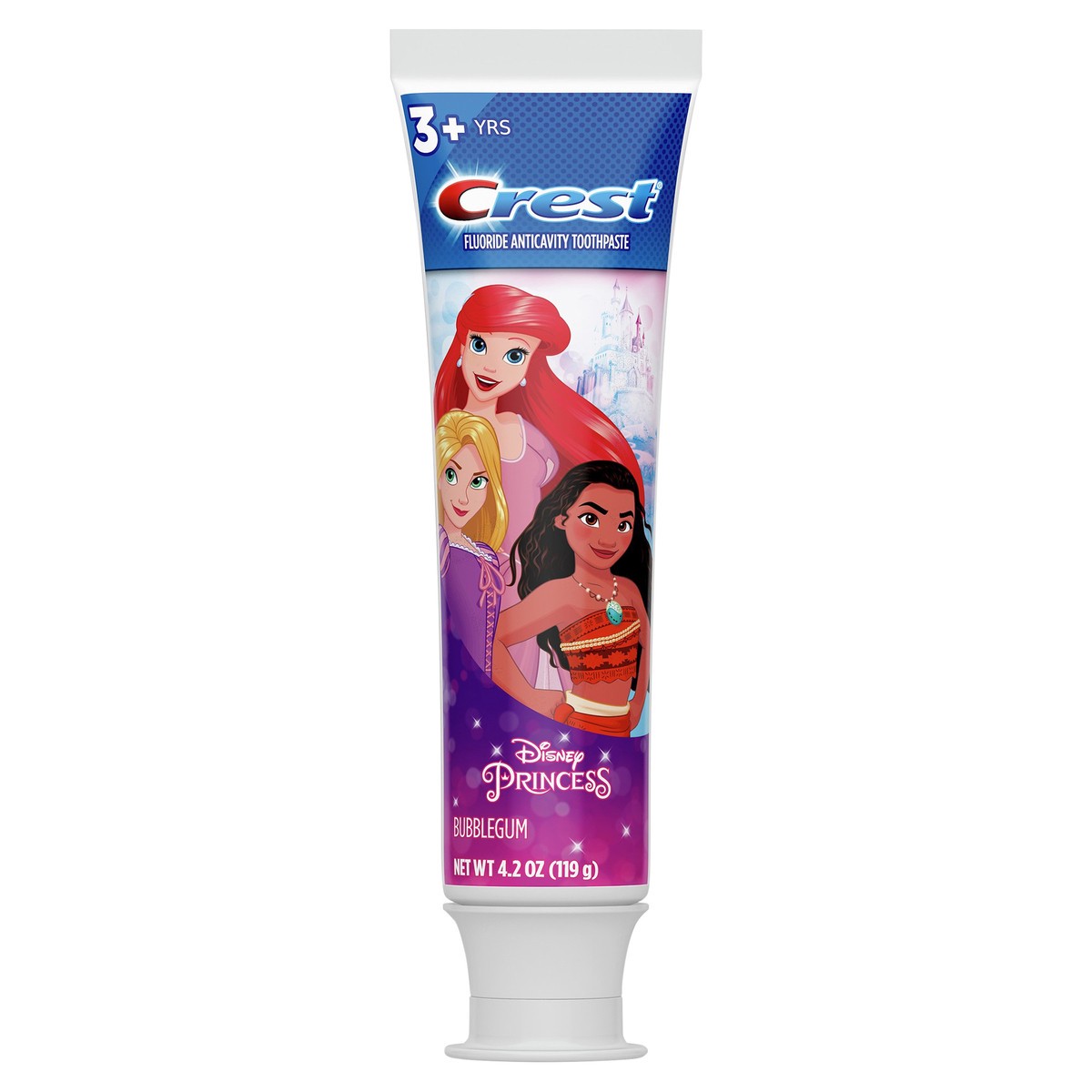 slide 1 of 3, Crest Kid's Toothpaste, featuring Disney Princesses, Bubblegum Flavor, 4.2 oz, 4.2 oz