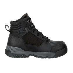 CARHARTT MEN's FORCE HD 6" CT WORK BOOT, BLACK SIZE 10