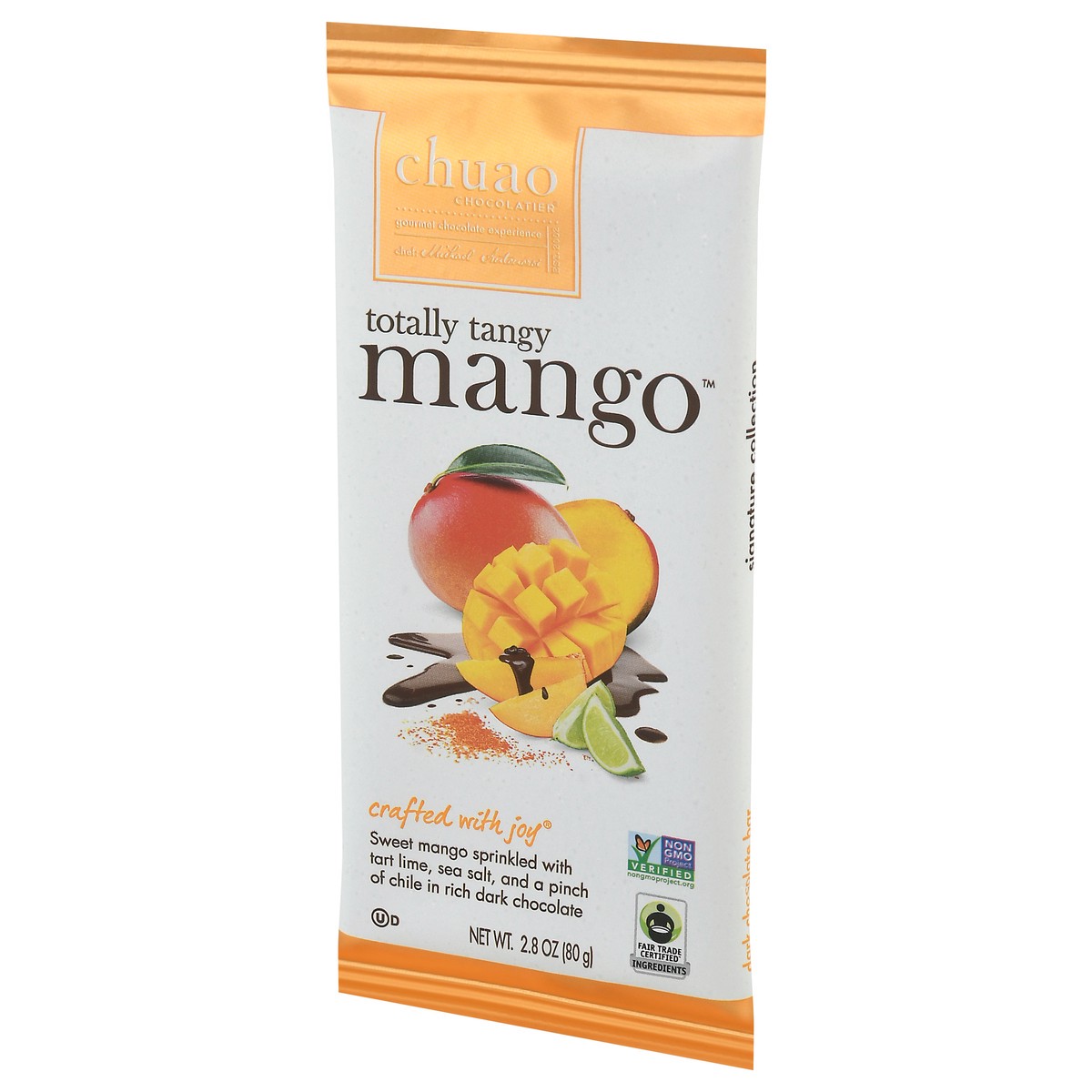 slide 4 of 9, Chuao Chocolatier Totally Tangy Mango Dark Chocolate Bar - 2.8 oz, 2.8 oz