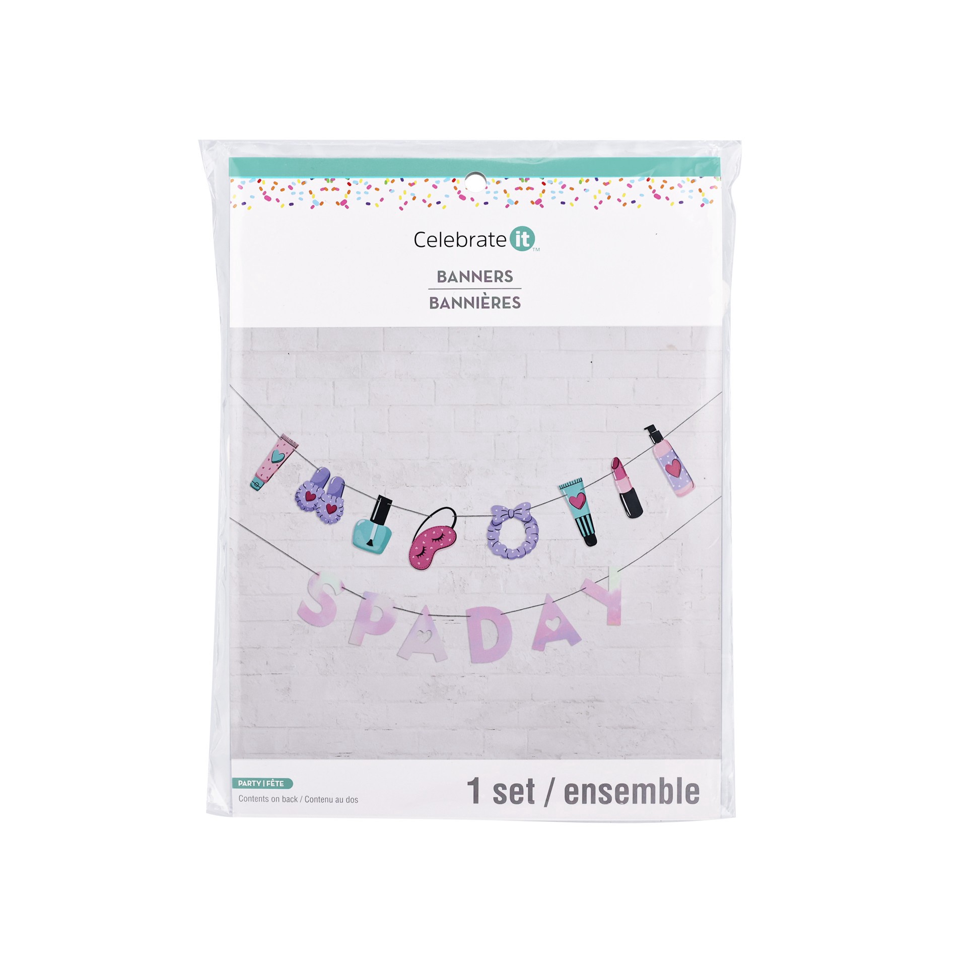 slide 2 of 3, Spa Day Banners Set By Celebrate It, 2 banners