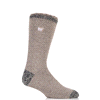 slide 4 of 5, Heat Holders Men's Thermal Crew Sock - Clay/Black Twist, 1 ct