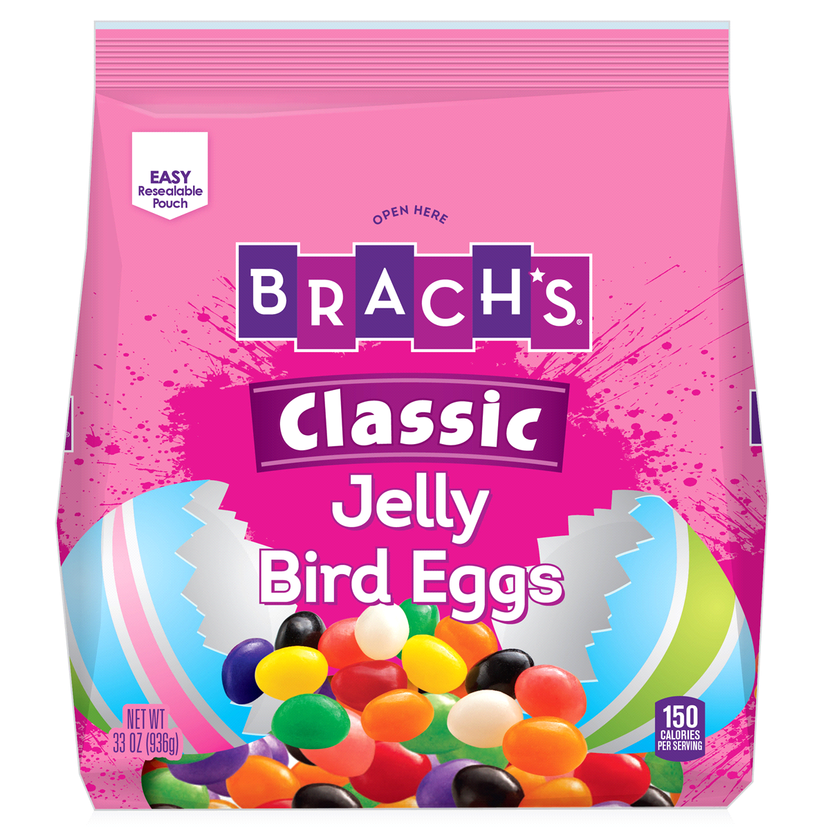 slide 1 of 1, Brach's Easter Classic Jelly Beans Stand Up, 33 oz