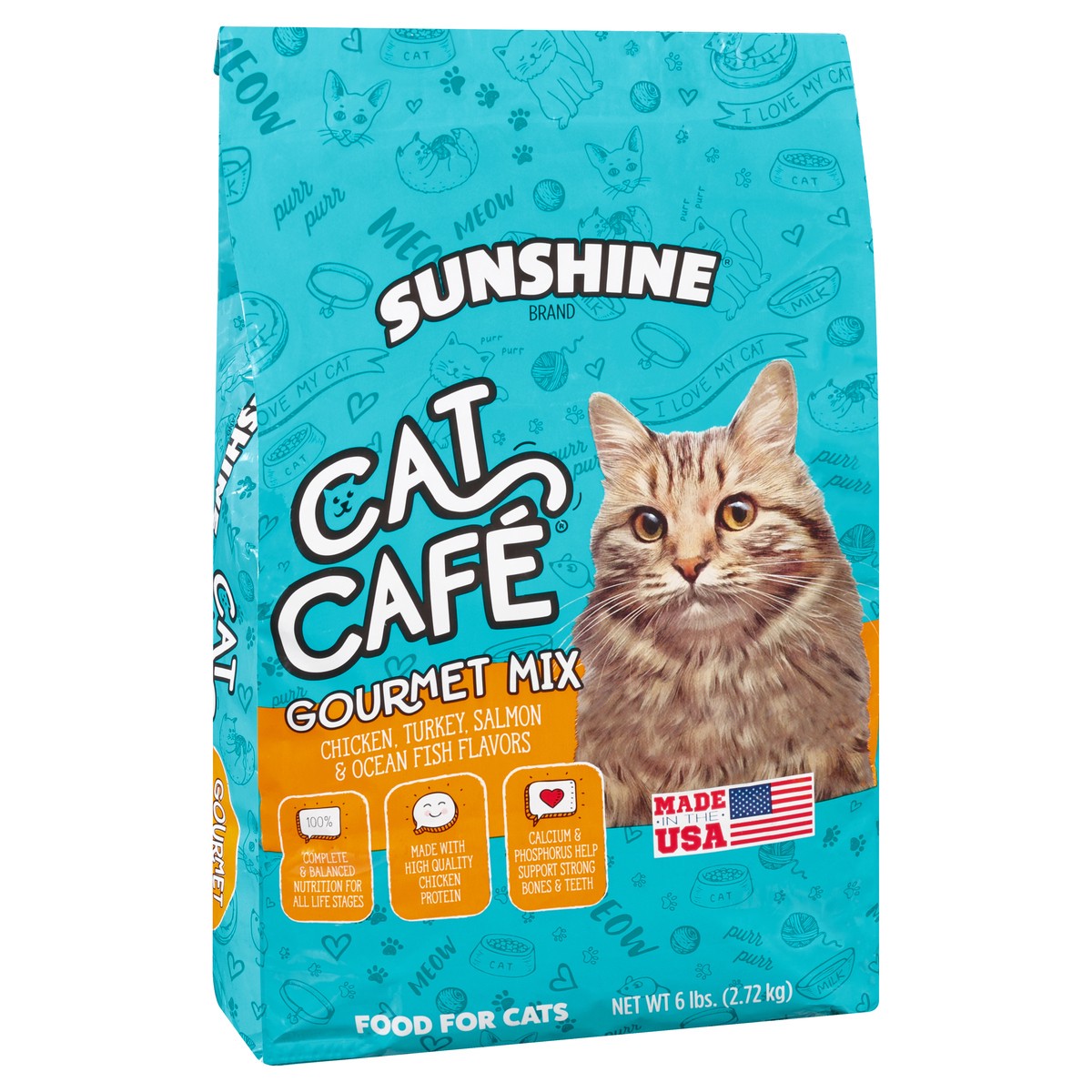 slide 5 of 10, Cat Cafe Gourmet Mix Food for Cats 6 lb, 6 lb