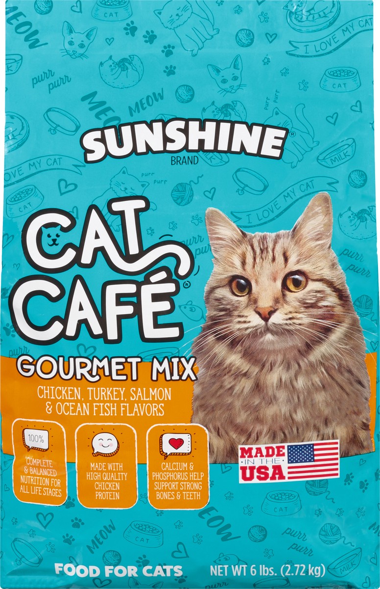 slide 1 of 10, Cat Cafe Gourmet Mix Food for Cats 6 lb, 6 lb